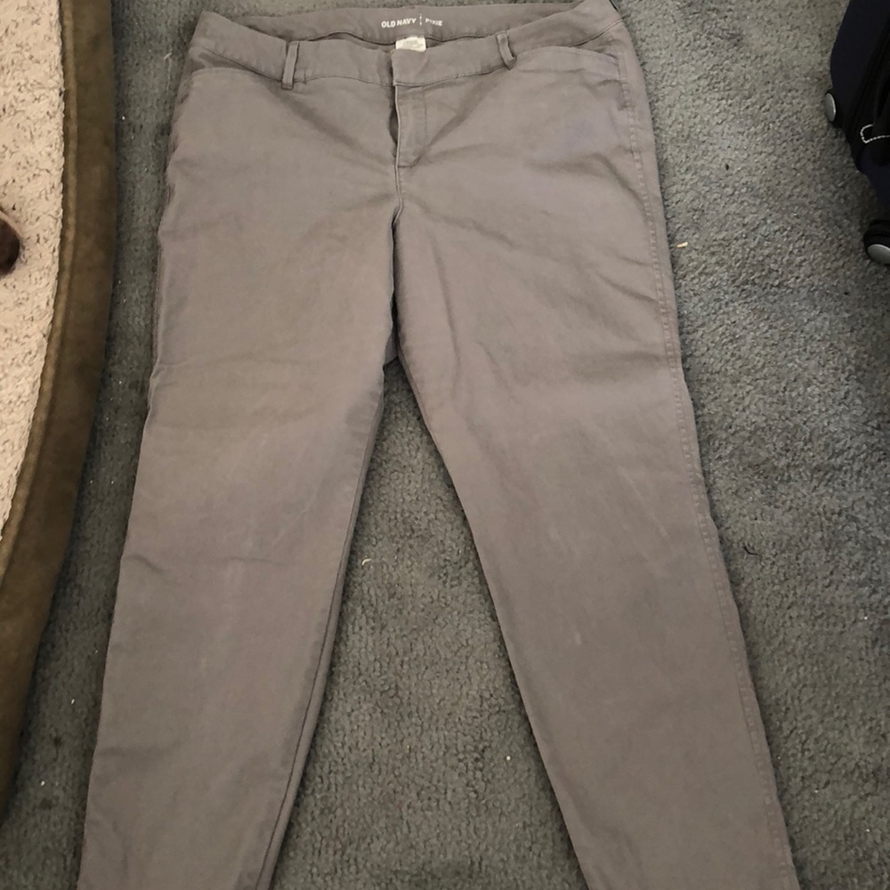 Gray pants